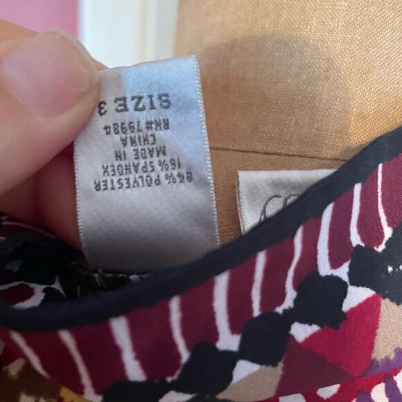 ZENERGY BY CHICO’S | zip up lightweight black purple jacket size 3 or L - Picture 6 of 6